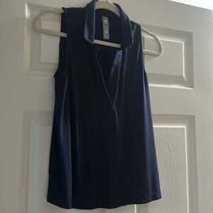 Loft Lou and Grey Navy Sleeveless Top